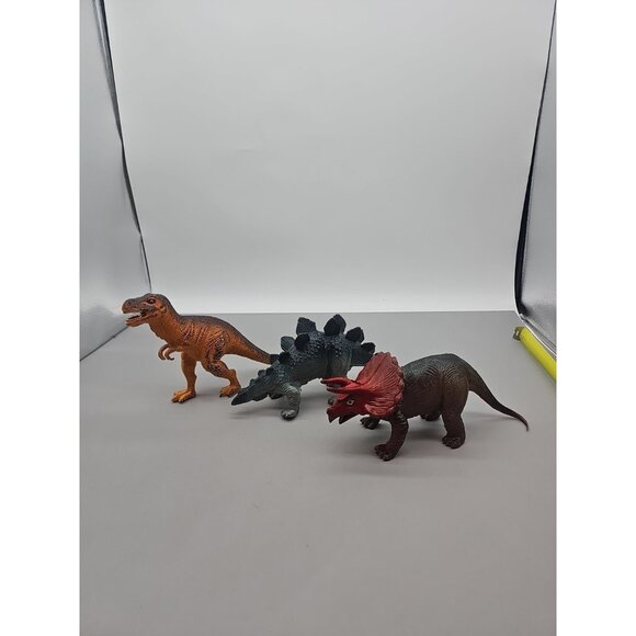 Kids Dinosaur Toy Figure Lot Animal Model Jurassic Set Of Dinosaurs - Picture 1 of 8